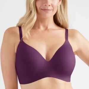 Knix Wingwoman Contour Bra Sz 8 in Berry
